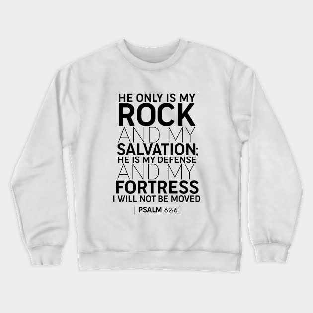 ROCK - Bible - D3 Designs Crewneck Sweatshirt by D3Apparels